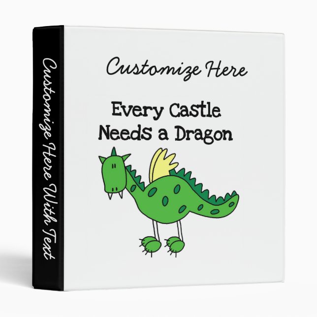 Castle Dragon Binder (Front/Spine)