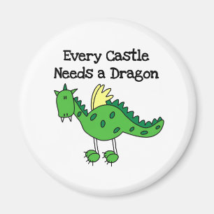 Castle Dragon Magnet