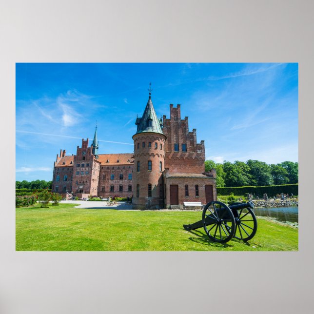 Castle Egeskov Scenic Poster (Front)