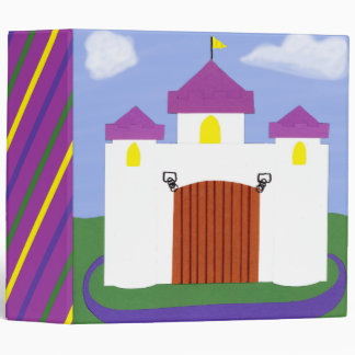 Castle Fairytale with Purple Turrets Binder
