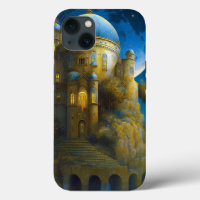 Castle Fantasy Moon Landscape