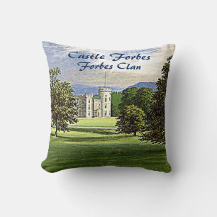 Castle Forbes – Scottish Forbes Clan Throw Pillow