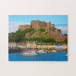 Castle Fortress góry Jersey Jigsaw Puzzle