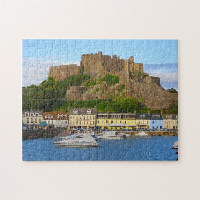 Castle Fortress góry Jersey Jigsaw Puzzle (Horizontal)