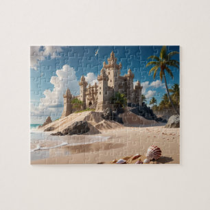 Castle from the Beach of Possibilities Jigsaw Puzzle