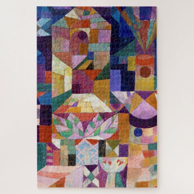 Castle Garden, Paul Klee Jigsaw Puzzle (Vertical)
