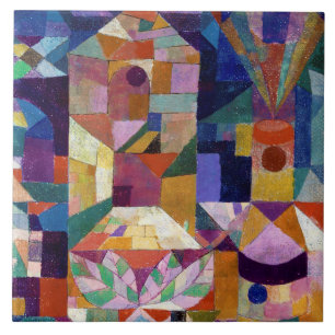 Castle Garden, Paul Klee Tile