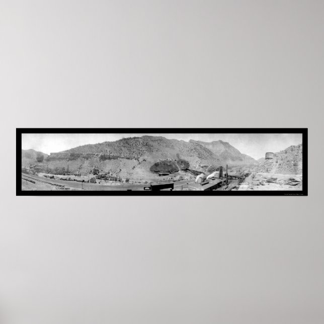 Castle Gate Utah Mining Photo 1913 Poster (Front)