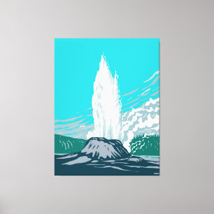 Castle Geyser Canvas Print