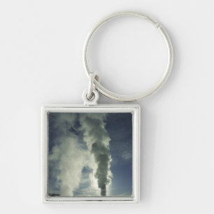 Castle Geyser ,Yellowstone National Park Keychain