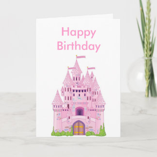 castle, Happy Birthday Card