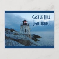 Castle Hill Lighthouse- Newport, RI postcard