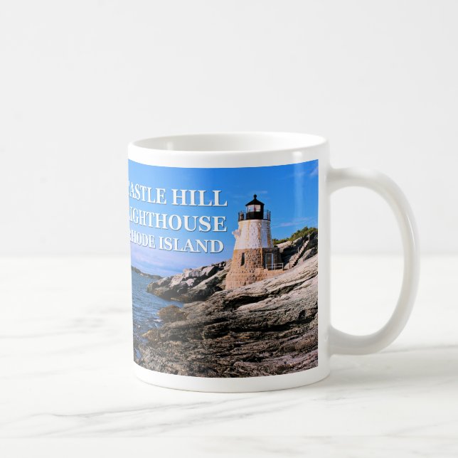 Castle Hill Lighthouse, Rhode Island Coffee Mug (Right)