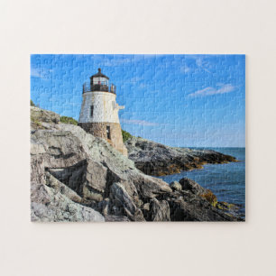 Castle Hill Lighthouse, Rhode Island Jigsaw Puzzle