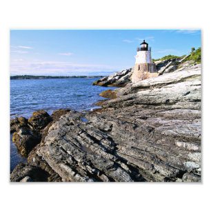 Castle Hill Lighthouse, Rhode Island Photo Print