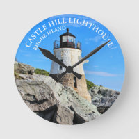 Castle Hill Lighthouse Rhode Island RI Wall  Clock