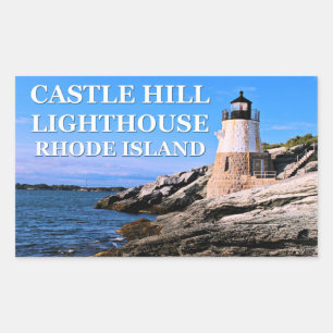 Castle Hill Lighthouse, Rhode Island Sticker