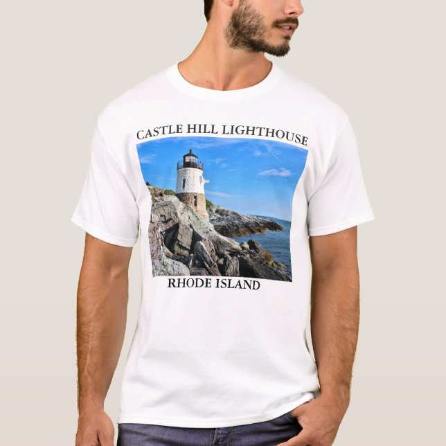 Castle Hill Lighthouse, Rhode Island T-Shirt (Front)