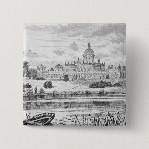 Castle Howard 2 Inch Square Button