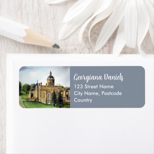 Castle Howard North Yorkshire Watercolor Painting (Insitu)