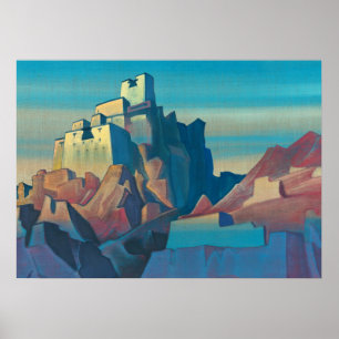 Castle in Ladakh by Nicholas Roerich Poster