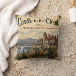 Castle in the Clouds Moultonborough New Hampshire Throw Pillow