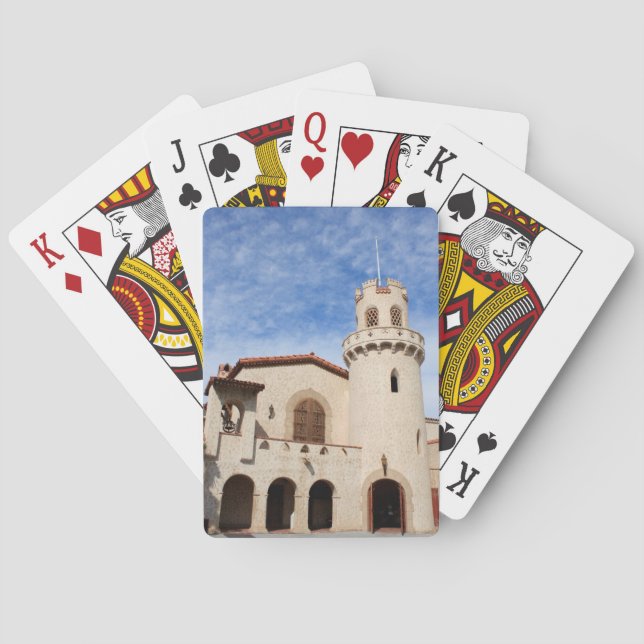 Castle in the desert playing cards (Back)