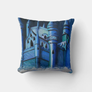 Castle in the Sky Throw Pillow