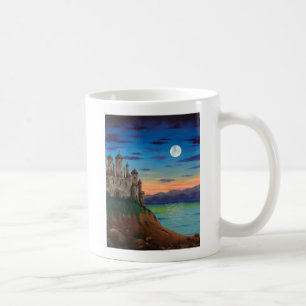 "Castle Island" - Castle on an Island Cliff Mug