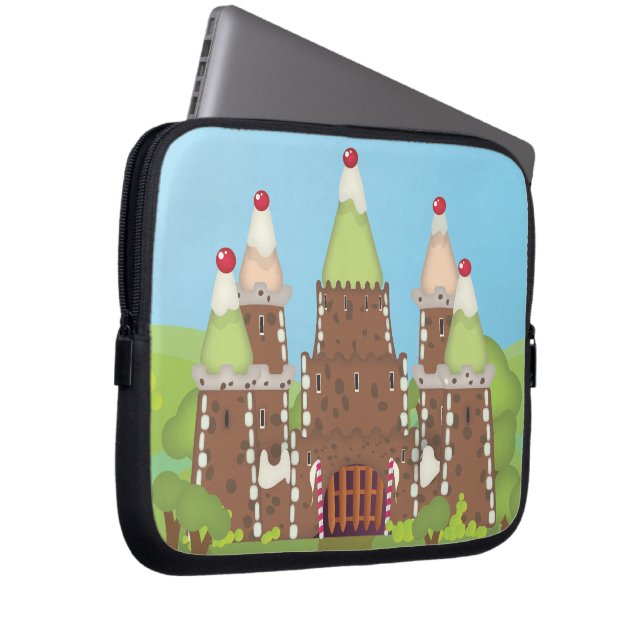 castle laptop sleeve (Front Right)