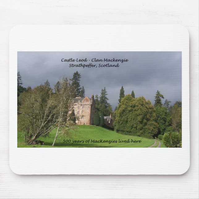 CASTLE LEOD - Scotland MacKenzie Clan Mouse Pad (Front)