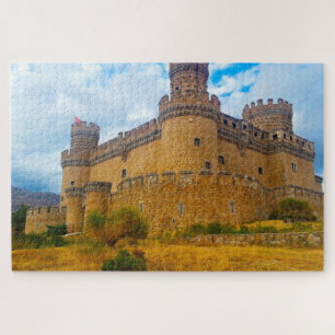 Castle Manzanares Madrid. Jigsaw Puzzle