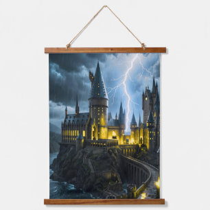 castle night wall hangging Tapestry