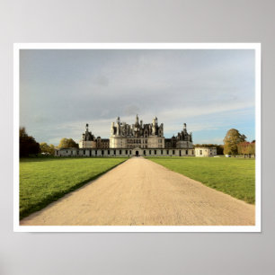 Castle of Chambord, France Poster
