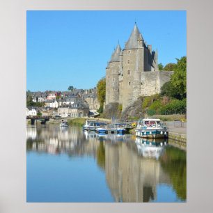 Castle of Josselin in France Postcard T-Shirt Coff Poster