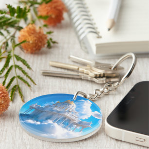 Castle of Lofty Aspirations Keychain