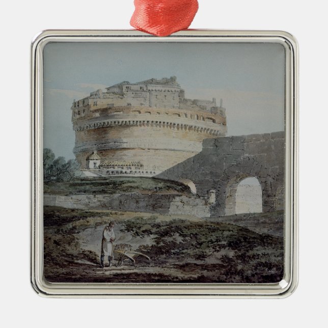 Castle of San Angelo, Rome Metal Ornament (Front)