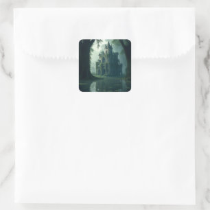 Castle of the Forbidden Swamp Square Sticker