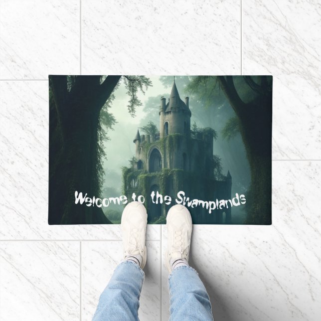 Castle of the Forbidden Swamp Welcome Doormat (Indoor)