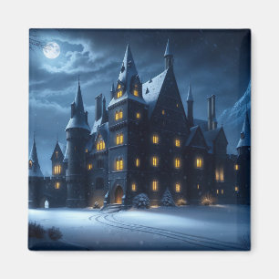 Castle of the Hollow Cold Night Magnet