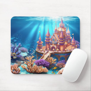 Castle of the Underwater Realm Mouse Pad