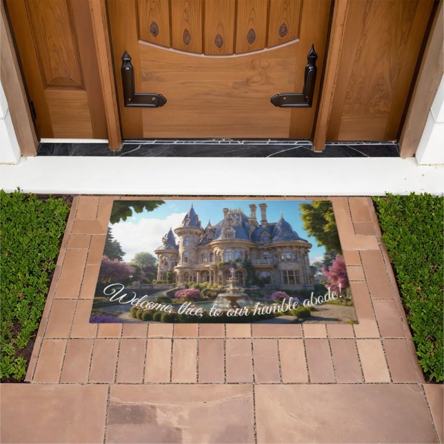 Castle of Victorian Splendour Doormat (Outdoor)