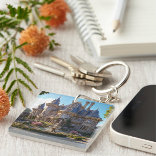 Castle of Victorian Splendour Keychain