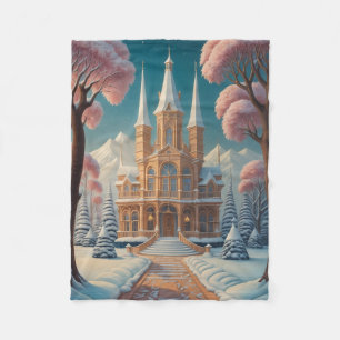 Castle of Whispering Dreams Fleece Blanket