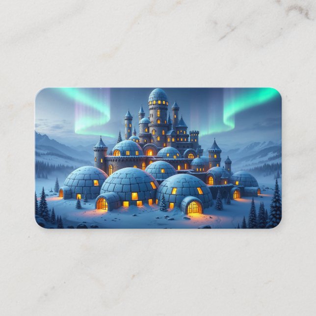 Castle of Winter Hearth Bookmark  Business Card (Front)