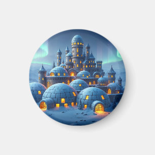 Castle of Winter Hearth Magnet