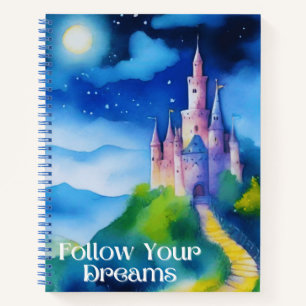 Castle on a Hill, Follow Your Dreams Journal 