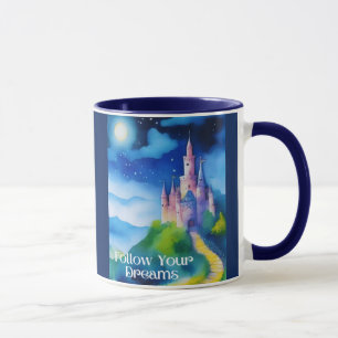 Castle on a Hill, Follow Your Dreams Mug