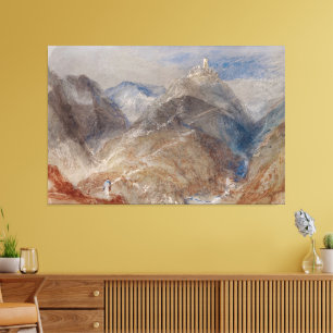 Castle on Height near Geneva Canvas Print
