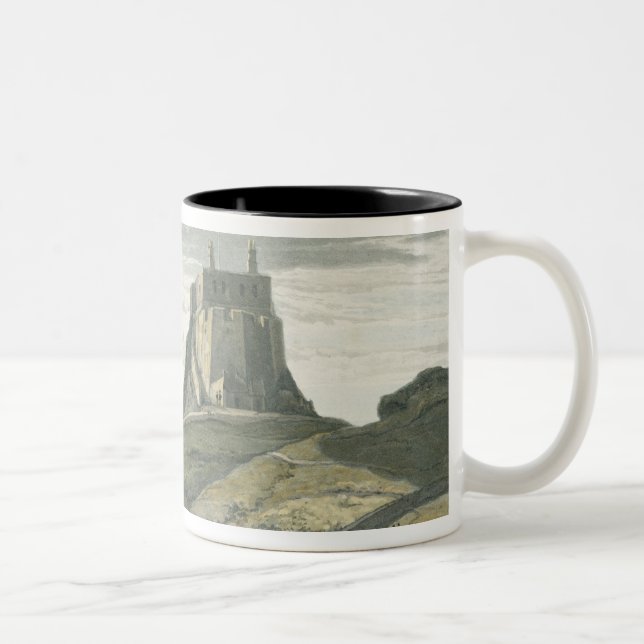Castle on Holy Island, Northumberland, from 'A Voy Two-Tone Coffee Mug (Right)
